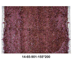 Luxury Genuine Leather Shag Rug – Hand-Finished Designer Floor Decor Australia 14-65