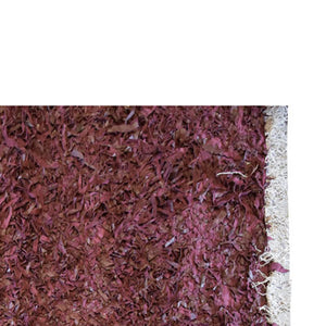 Luxury Genuine Leather Shag Rug – Hand-Finished Designer Floor Decor Australia 14-65