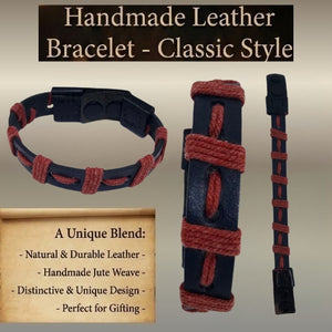 Handmade leather bracelet
Braided leather bracelet
Navy and maroon bracelet
Two-tone leather band
Artisan leather jewelry
Men's leather bracelet
Women's woven bracelet
Handmade leather accessories