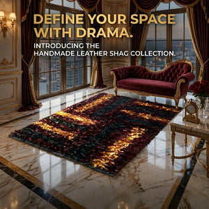 Luxury leather rug
Genuine leather shag rug
Handmade shag rug
Premium leather home decor
Hand-cut genuine sheep leather rug
Modern textured shag rug
High-end anti-slip leather rug modern Australian living