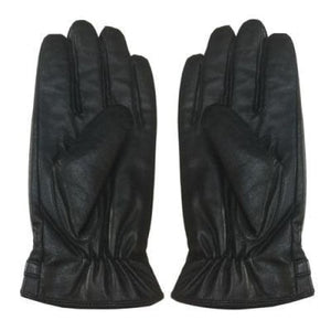 Men Touch Screen Leather Gloves Winter Autumn Warm gloves Au 35-GLM13 - KANDM PARSE LEATHER SHOP