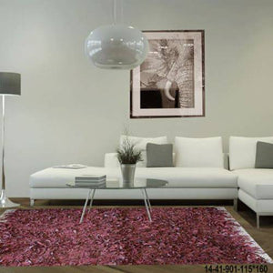 Modern floor rugs Leather Shag Area Carpet Anti-slip fluffy rugs online AU rugs14-41 - KANDM PARSE LEATHER SHOP