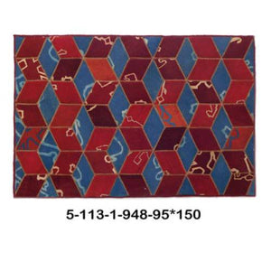 Modern floor rugs patchwork carpet rugs wool carpet rugs online AU rugs 5-113-1 - KANDM PARSE LEATHER SHOP