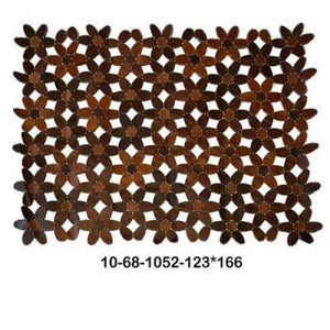 Modern floor rugs patchwork cow leather rug Bohemian new rugs online AU Rugs 10-68 - KANDM PARSE LEATHER SHOP