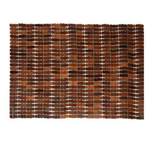 Modern floor rugs patchwork cow leather rug Bohemian new rugs online AU Rugs 7-101 - KANDM PARSE LEATHER SHOP