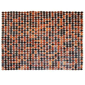 Modern floor rugs patchwork cowhide leather rug Bohemian new rugs online AU Rugs 2-28 - KANDM PARSE LEATHER SHOP