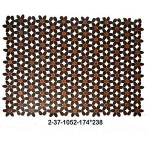 Modern floor rugs patchwork cowhide leather rug Bohemian new rugs online AU Rugs 2-37 - KANDM PARSE LEATHER SHOP