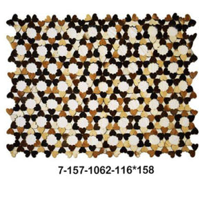 Modern floor rugs patchwork cowhide rug Bohemian new rugs online AU Rugs 7-157 - KANDM PARSE LEATHER SHOP