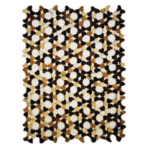 Modern floor rugs patchwork cowhide rug Bohemian new rugs online AU Rugs 7-157 - KANDM PARSE LEATHER SHOP