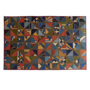 Modern floor rugs patchwork kilim rugs wool carpet natural rugs online AU Rugs 5-103 - KANDM PARSE LEATHER SHOP