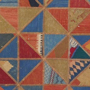 Modern floor rugs patchwork kilim rugs wool carpet natural rugs online AU Rugs 5-105-1(123) - KANDM PARSE LEATHER SHOP