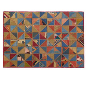 Modern floor rugs patchwork kilim rugs wool carpet natural rugs online AU Rugs 5-105-1(123) - KANDM PARSE LEATHER SHOP
