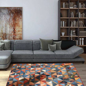 Modern floor rugs patchwork kilim rugs wool carpet natural rugs online AU Rugs 5-14 - KANDM PARSE LEATHER SHOP