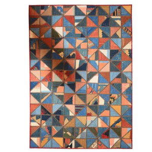Modern floor rugs patchwork kilim rugs wool carpet natural rugs online AU Rugs 5-14 - KANDM PARSE LEATHER SHOP