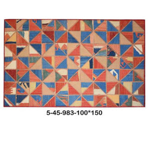 Modern floor rugs patchwork kilim rugs wool carpet natural rugs online AU Rugs 5-45 - KANDM PARSE LEATHER SHOP