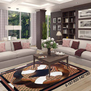 Modern rug floor rugs cowhide kilim rugs carpet patchwork rugs online AU Rugs 9-197 - KANDM PARSE LEATHER SHOP