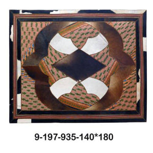 Modern rug floor rugs cowhide kilim rugs carpet patchwork rugs online AU Rugs 9-197 - KANDM PARSE LEATHER SHOP