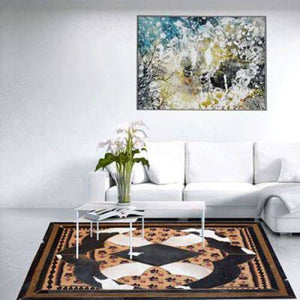 Modern rug floor rugs cowhide kilim rugs carpet patchwork rugs online AU Rugs 9-37 - KANDM PARSE LEATHER SHOP