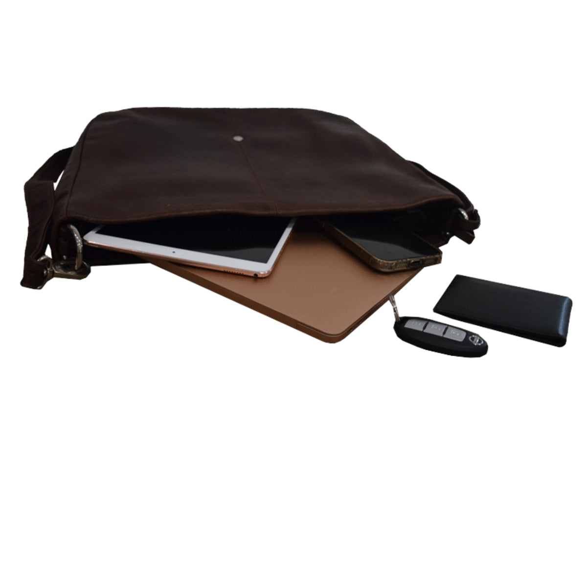 Genuine Leather Handbag & Crossbody Laptop Bag | K&M