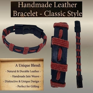 Handmade leather bracelet

Braided leather bracelet

Navy and maroon bracelet

Two-tone leather band

Artisan leather jewelry

Men's leather bracelet

Women's woven bracelet

Handmade leather accessories
