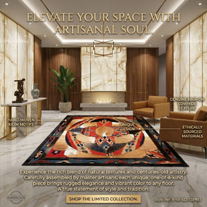 Modern Luxury Area Rug Handmade Cowhide & Persian Patchwork Exquisite Home Decor online AU Rugs 9-48