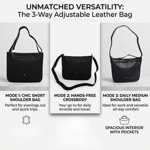 Genuine Leather Handbag & Crossbody Laptop Bag | K&M
