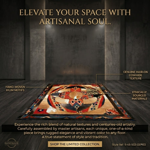 Modern Luxury Area Rug Handmade Cowhide & Persian Patchwork Exquisite Home Decor online AU Rugs 9-48