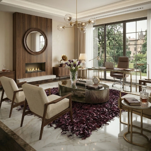 Modern Leather Shag Rug | Fluffy Anti-Slip Floor Rugs AU