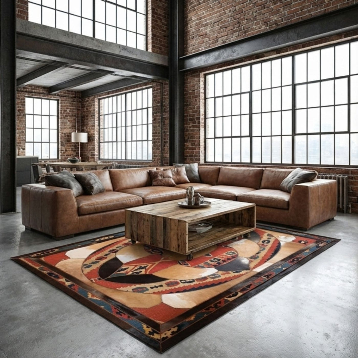 Modern Luxury Area Rug Handmade Cowhide & Persian Patchwork Exquisite Home Decor online AU Rugs 9-48