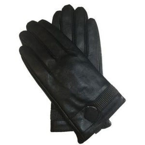 Men Touch Screen Leather Gloves Winter Autumn Warm gloves Au 35-GLM11 - KANDM PARSE LEATHER SHOP