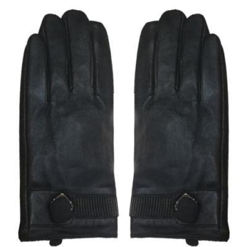 Men Touch Screen Leather Gloves Winter Autumn Warm gloves Au 35-GLM11 - KANDM PARSE LEATHER SHOP