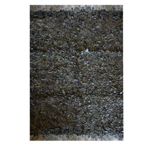 Modern floor rugs Leather Shag Area Carpet Anti-slip fluffy 