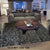 Modern floor rugs Leather Shag Area Carpet Anti-slip fluffy 