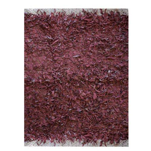 Modern floor rugs Leather Shag Area Carpet Anti-slip fluffy rugs online AU rugs14-41 - KANDM PARSE LEATHER SHOP