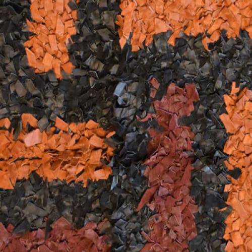 Modern floor rugs Leather Shag Area Carpet Anti-slip fluffy rugs online AU rugs14-46 - KANDM PARSE LEATHER SHOP