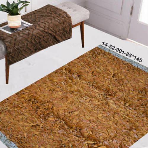 Modern floor rugs Leather Shag Area Carpet Anti-slip fluffy rugs online AU rugs14-52 - KANDM PARSE LEATHER SHOP