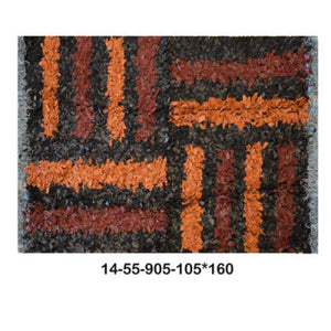 Modern floor rugs Leather Shag Area Carpet Anti-slip fluffy rugs online AU rugs14-55 - KANDM PARSE LEATHER SHOP