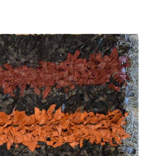 Modern floor rugs Leather Shag Area Carpet Anti-slip fluffy rugs online AU rugs14-55 - KANDM PARSE LEATHER SHOP