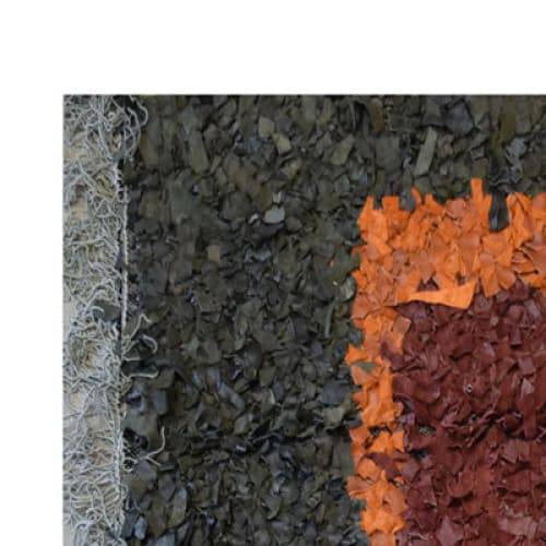 Modern floor rugs Leather Shag Area Carpet Anti-slip fluffy rugs online AU rugs14-64 - KANDM PARSE LEATHER SHOP