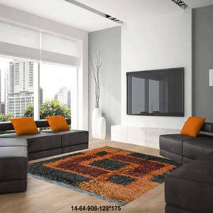 Modern floor rugs Leather Shag Area Carpet Anti-slip fluffy rugs online AU rugs14-64 - KANDM PARSE LEATHER SHOP