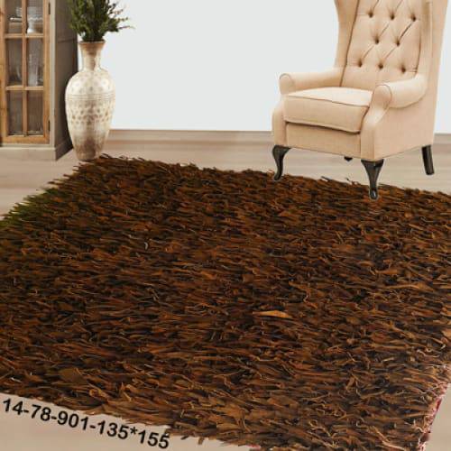 Modern floor rugs Leather Shag Area Carpet Anti-slip fluffy rugs online AU rugs14-78-1 - KANDM PARSE LEATHER SHOP