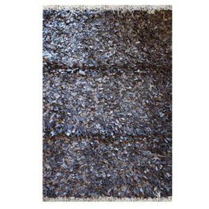 Modern floor rugs Leather Shag Area Carpet Anti-slip fluffy rugs online AU rugs14-8 - KANDM PARSE LEATHER SHOP