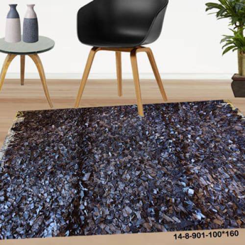 Modern floor rugs Leather Shag Area Carpet Anti-slip fluffy rugs online AU rugs14-8 - KANDM PARSE LEATHER SHOP