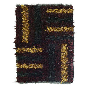 Modern floor rugs Leather Shag Area Carpet Anti-slip fluffy rugs online AU rugs14-83 - KANDM PARSE LEATHER SHOP