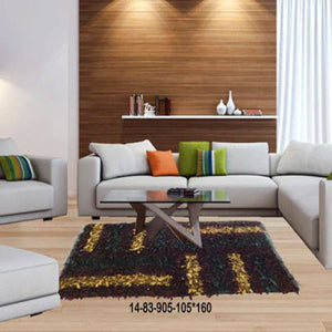 Modern floor rugs Leather Shag Area Carpet Anti-slip fluffy rugs online AU rugs14-83 - KANDM PARSE LEATHER SHOP