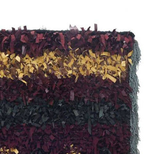 Modern floor rugs Leather Shag Area Carpet Anti-slip fluffy rugs online AU rugs14-84 - KANDM PARSE LEATHER SHOP