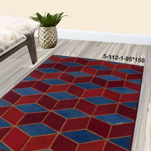 Modern floor rugs patchwork carpet rugs wool carpet rugs online AU rugs 5-112-1 - KANDM PARSE LEATHER SHOP