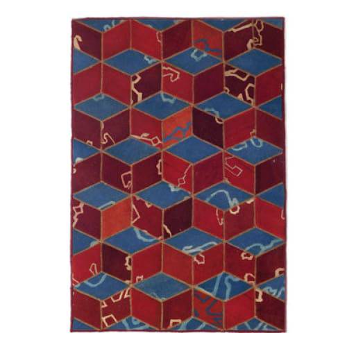 Modern floor rugs patchwork carpet rugs wool carpet rugs online AU rugs 5-113-1 - KANDM PARSE LEATHER SHOP