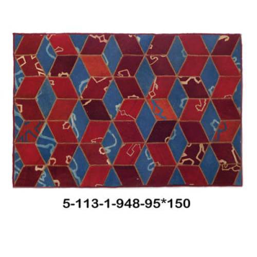 Modern floor rugs patchwork carpet rugs wool carpet rugs online AU rugs 5-113-1 - KANDM PARSE LEATHER SHOP