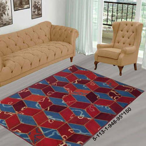Modern floor rugs patchwork carpet rugs wool carpet rugs online AU rugs 5-113-1 - KANDM PARSE LEATHER SHOP